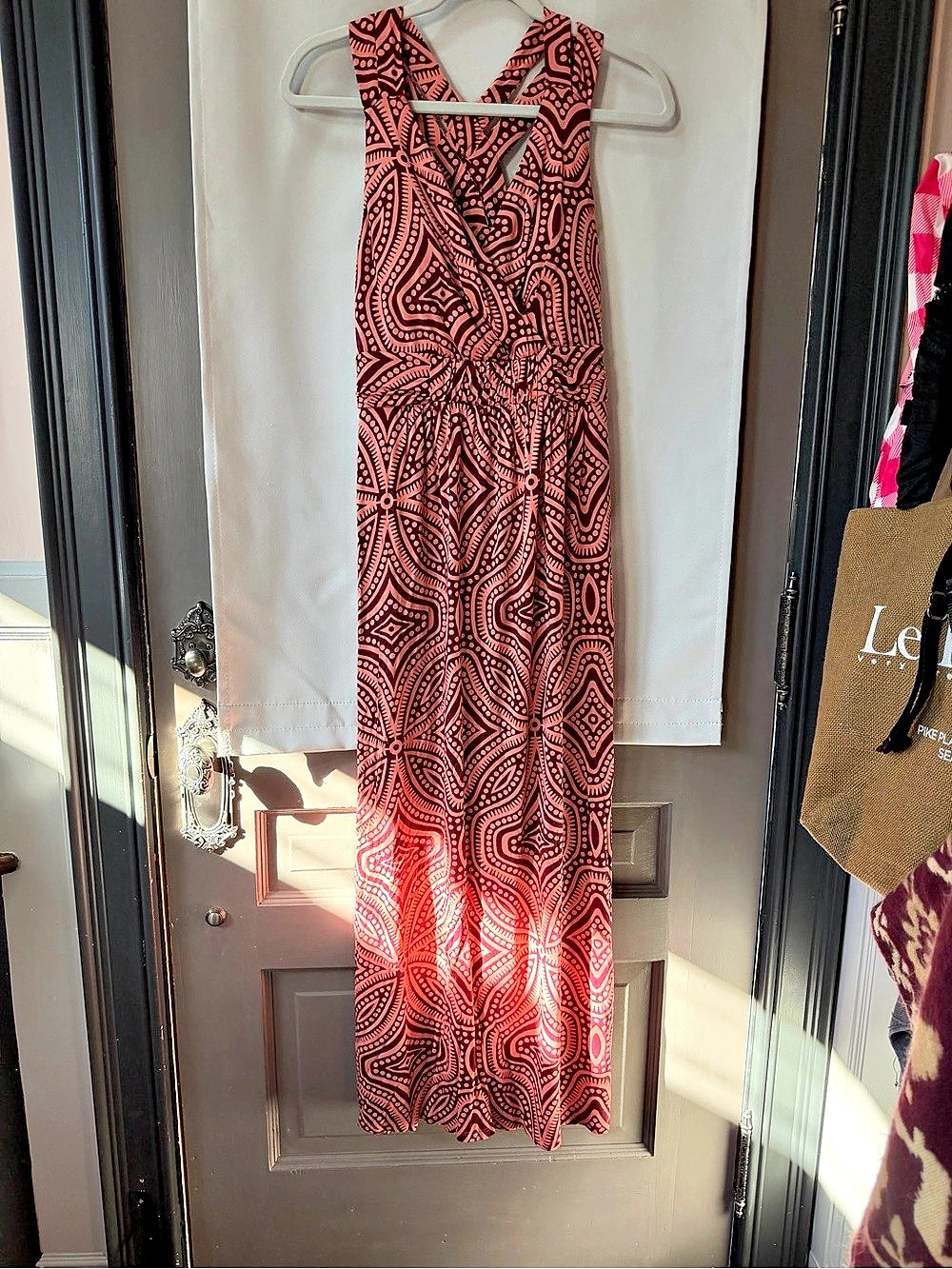 Brand Nee Soma Soft Jersey Cross Back Maxi Dress